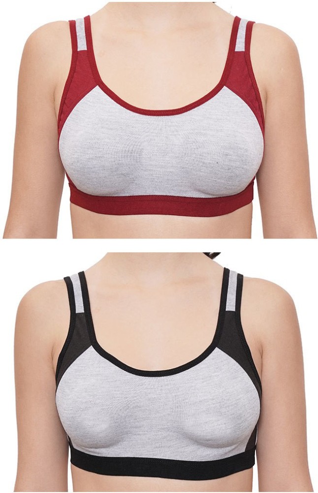 Plain Lycra Cotton Sporty Sports Molded Bra at Rs 153/piece in New Delhi