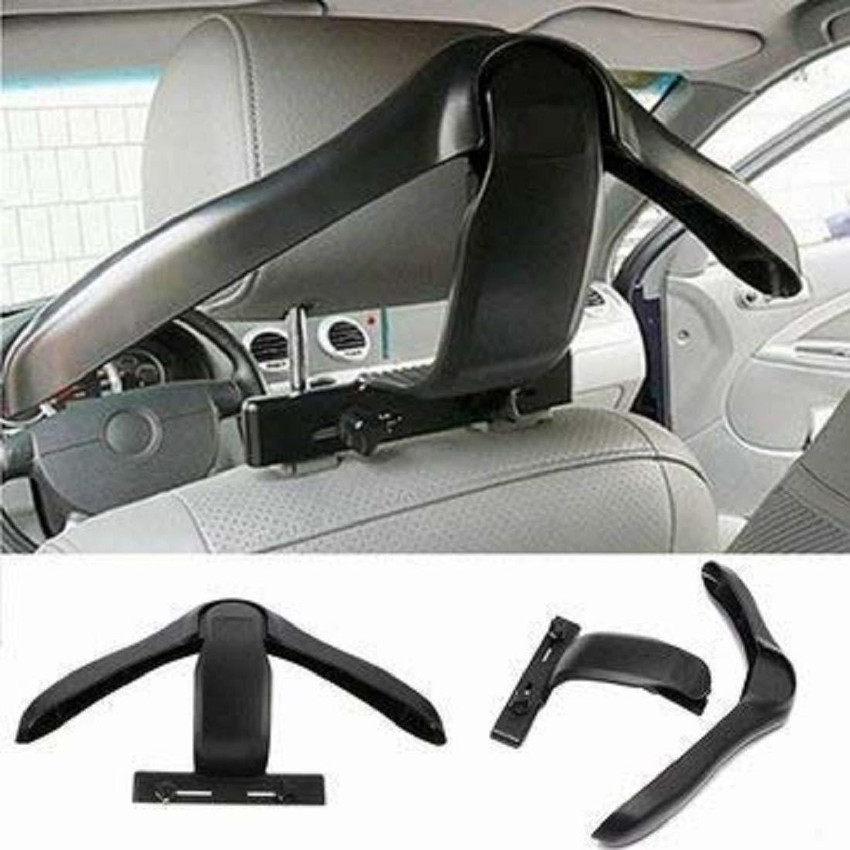 Headrest outlet coat hanger