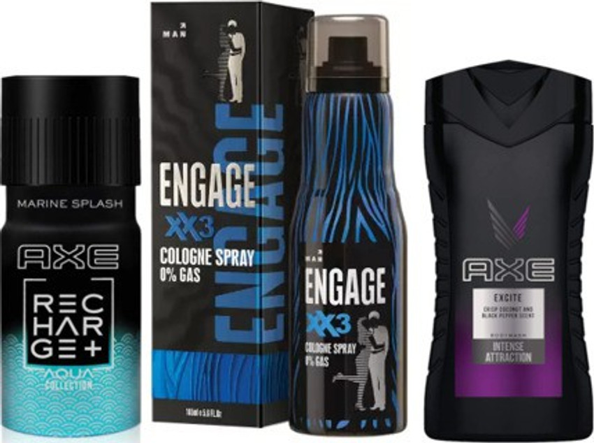 LAWMAN Engage XX3 Axe Marine Splash Deo and Excite Body wash