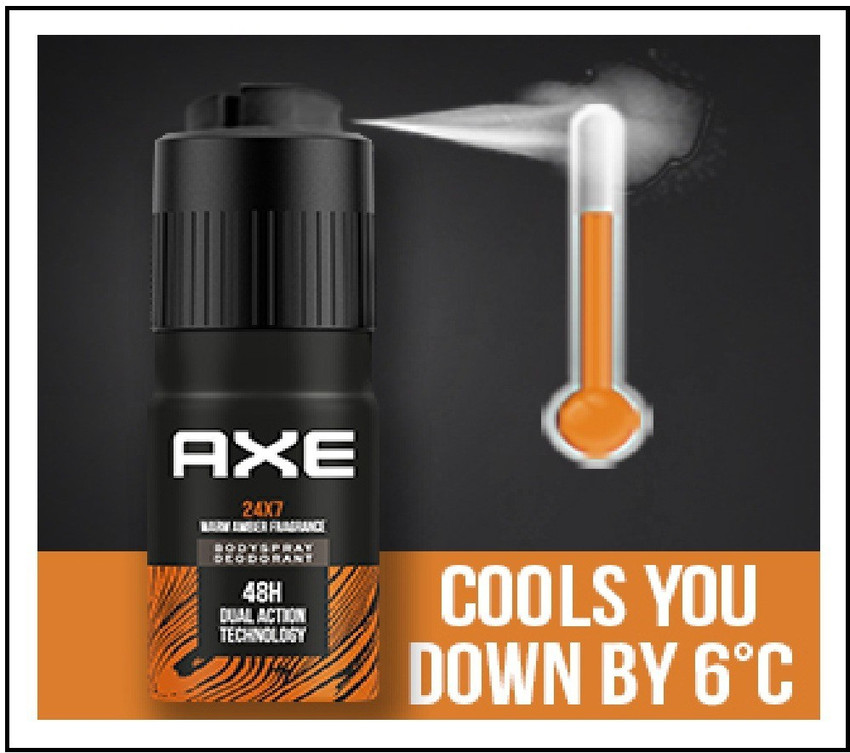 Axe orange body best sale spray