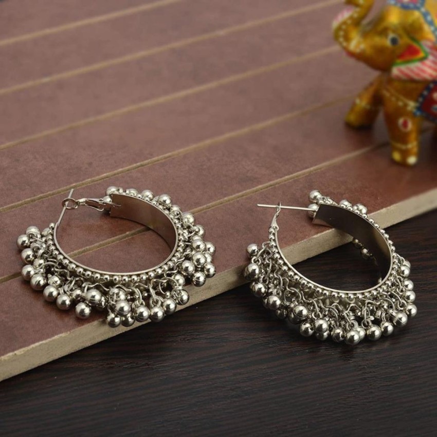 Buy online Gold Plated Silver Statement Ghungroo Stud Earrings from  Precious Jewellery for Women by Noor By Saloni for 4119 at 14 off  2023  Limeroadcom