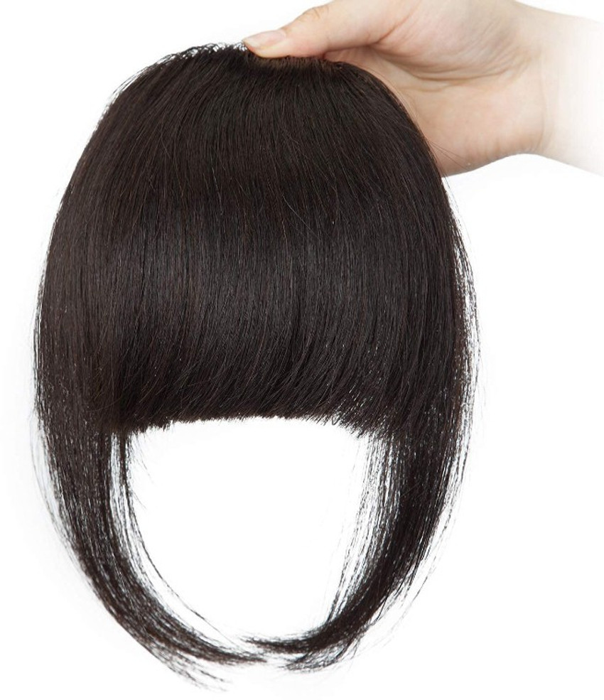 Hymaa Front Bangs Clip on Real Natural Blunt Cut For Women Girl Hair Extension Price in India Buy Hymaa Front Bangs Clip on Real Natural Blunt Cut For Women