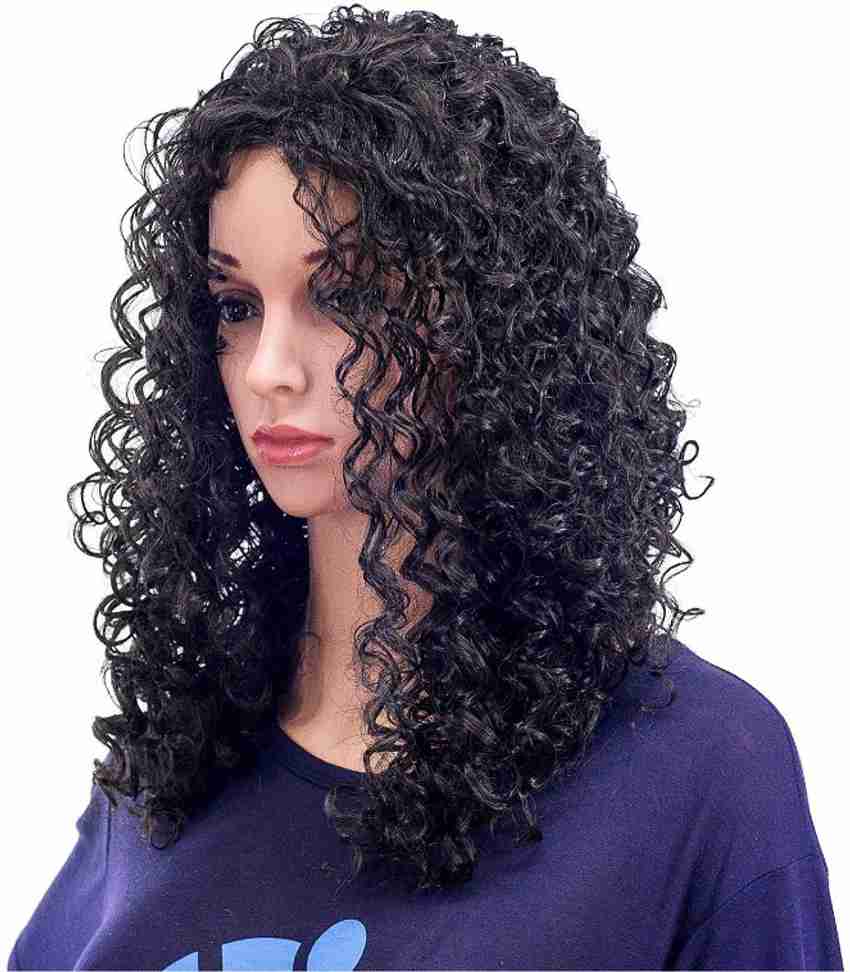 Curly big hair wigs deals