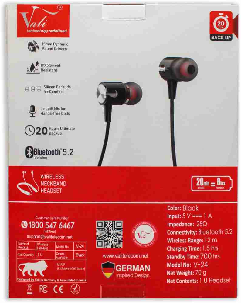 Vali discount headphone price