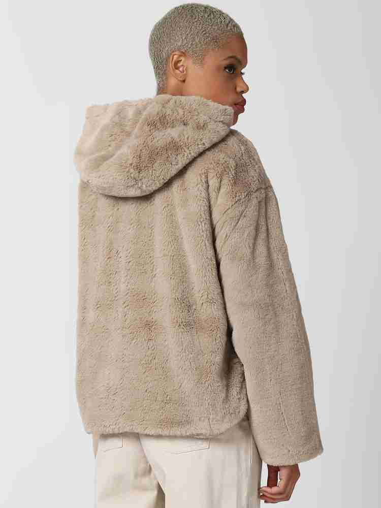 Teddy bear jacket with hoodie forever 21 top