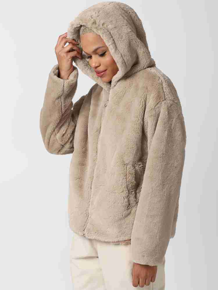 Faux fur hooded best sale jacket forever 21