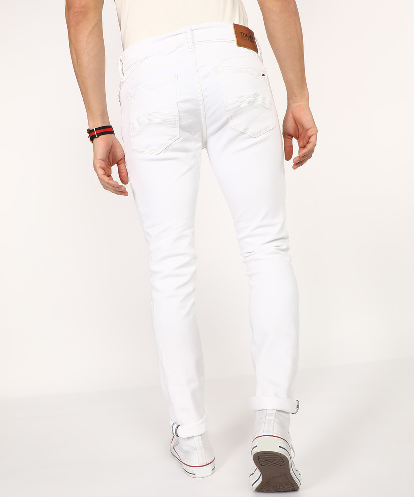 Tommy hilfiger deals white jeans mens