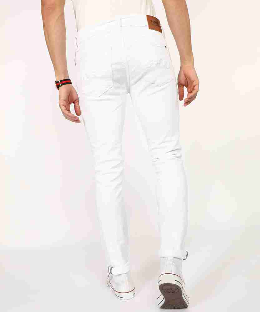 TOMMY HILFIGER Slim Men White Jeans Buy TOMMY HILFIGER Slim Men