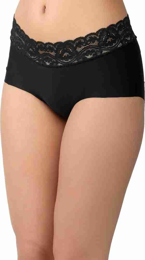 UNDIE-TECTABLE Lace Hi-Hipster Panty in Black – Christina's Luxuries