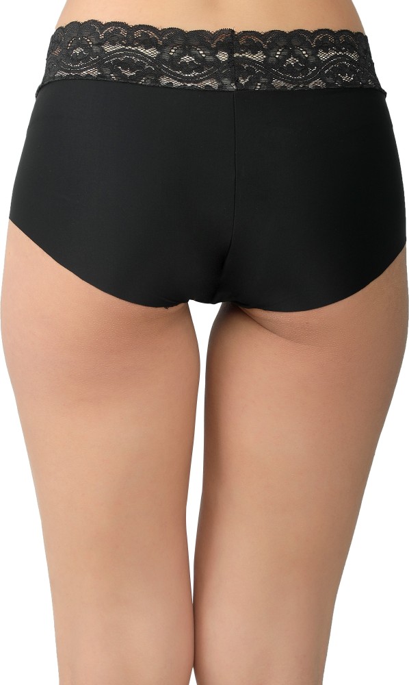 Ellixy Design Women Hipster Black Panty - Buy Ellixy Design Women Hipster  Black Panty Online at Best Prices in India
