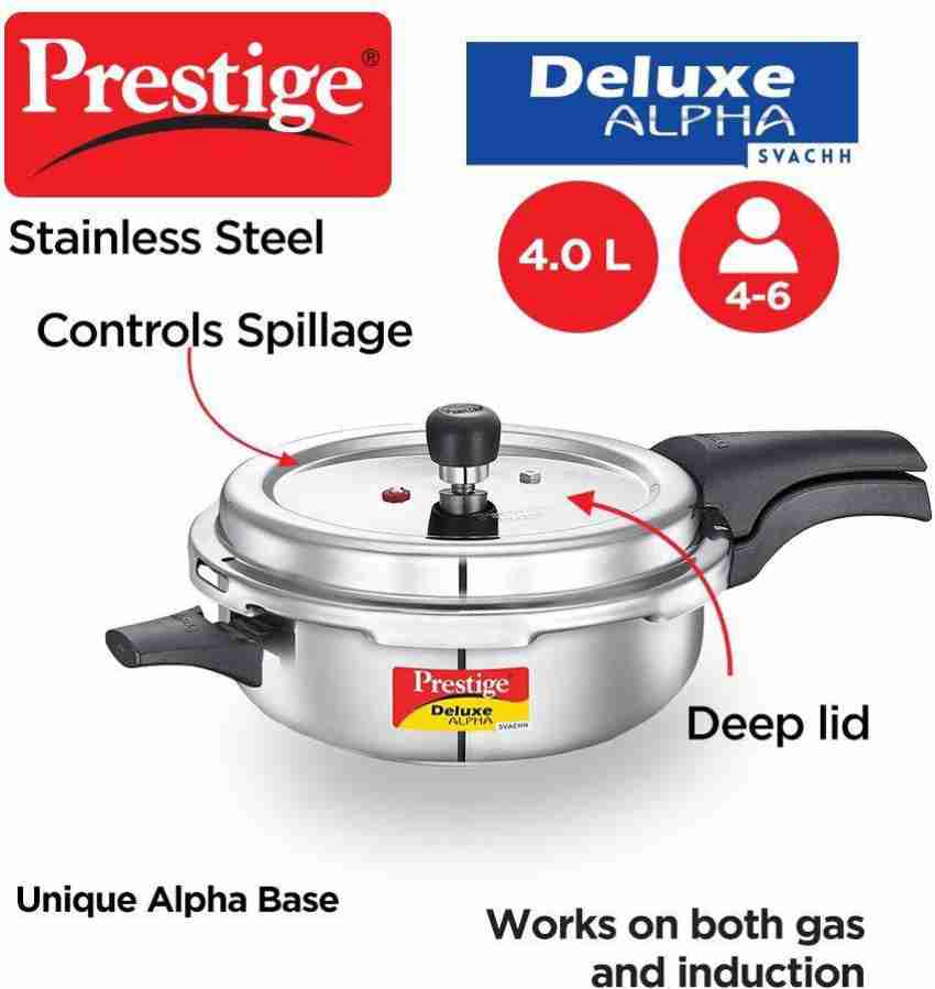 Prestige 4 L Induction Bottom Pressure Cooker Pressure Pan Price