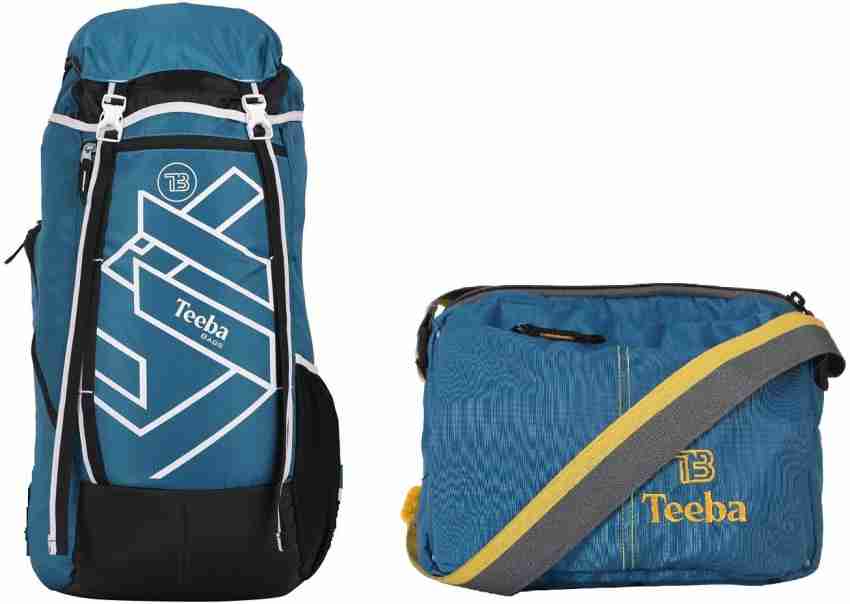 Teeba Bags Legend Sling Cross Body Travel Office Business Messenger one  Side Shoulder Bag for Men and Women (Sky Blue)