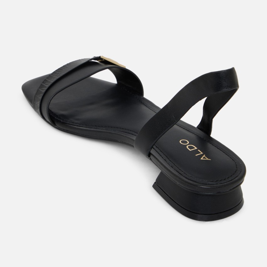 Aldo black sandals discount heels