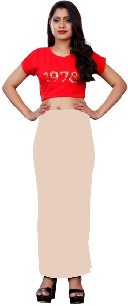 Red Saree Shape wear, Saree Petticoat, stretchable Shapewear