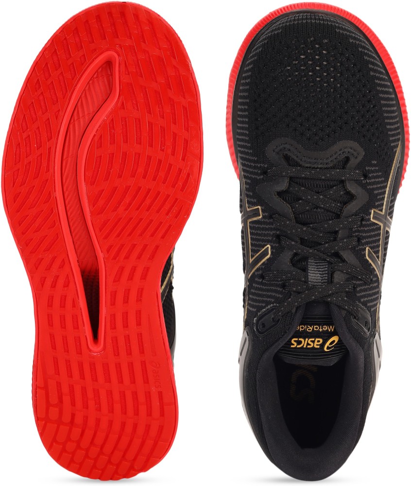 Asics metaride men's shop shoes black/classic red