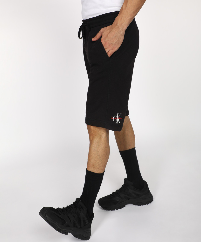 Calvin Klein Jeans Solid Men Black Regular Shorts Buy Calvin