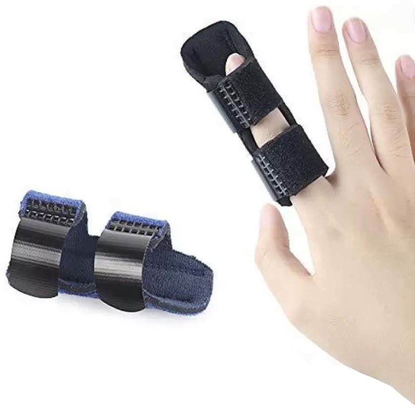 soulvinee 2 Finger Splint Trigger Finger Splint Adjustable Full Hand and  Wrist Brace Support
