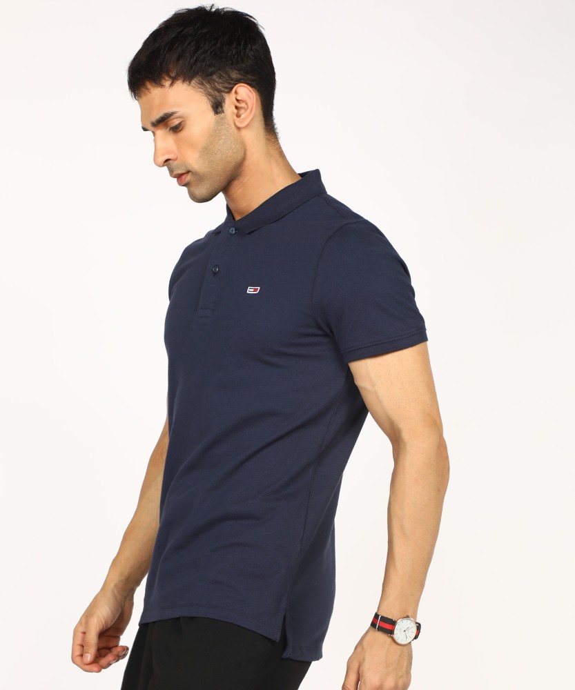 Polo Shirt Tommy Hilfiger Performance Zip Men Dark Blue