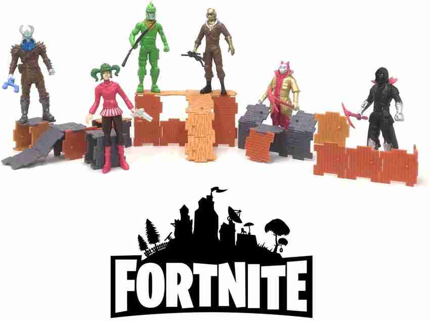 Mubco Fortnite Turbo Builder Set 6 Action Figure Playset For Kids