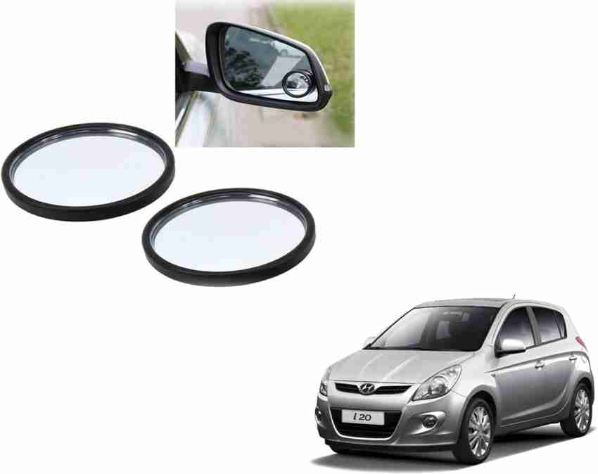 Autoinnovation 360° Convex Side Rear View Blind Spot Mirror for Hyundai I10  Glass Car Mirror