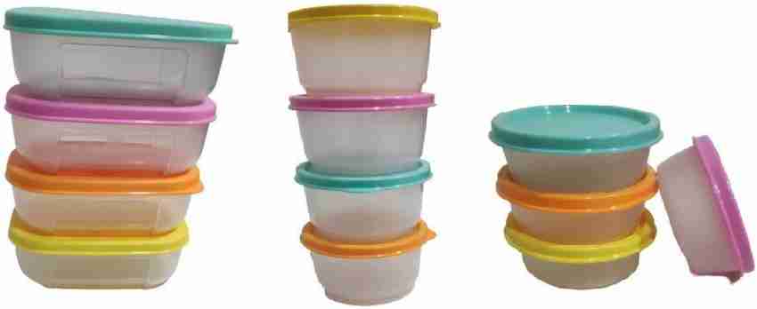 Tupperware small round wonder Snack Containers 65ml set of 4-65 ml Plastic  Utility Container (Pack of 4, Multicolor)