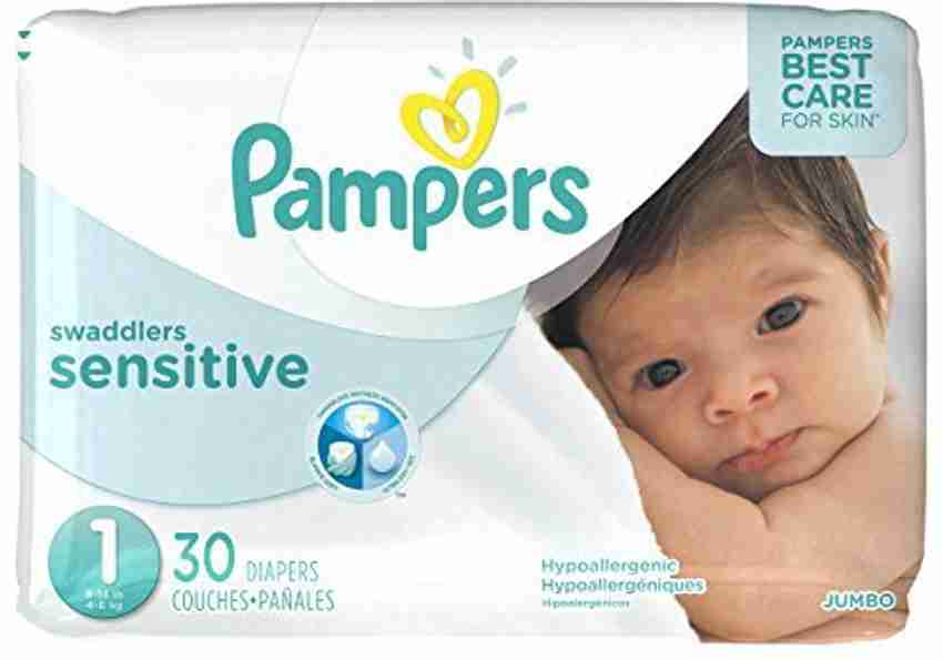 Pampers Swaddlers Sensitive Disposable Diapers Newborn Size 1