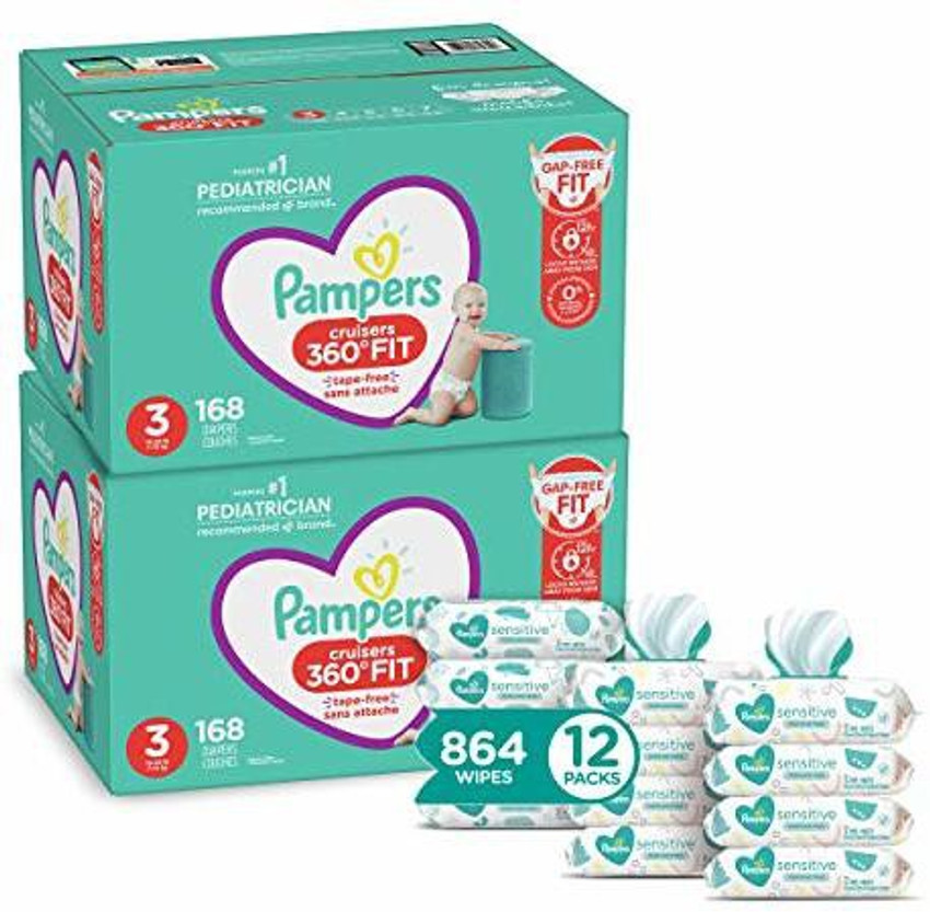 Pampers size cheap 3 168