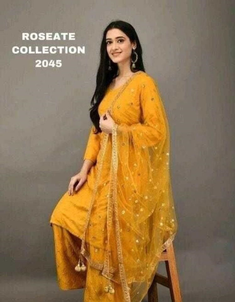 RAMILAEXPORT Women Kurta Palazzo Set Buy RAMILAEXPORT Women