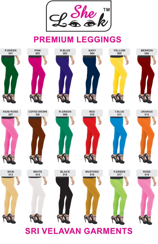 GreyP Churidar Length Western Wear Legging Price in India - Buy