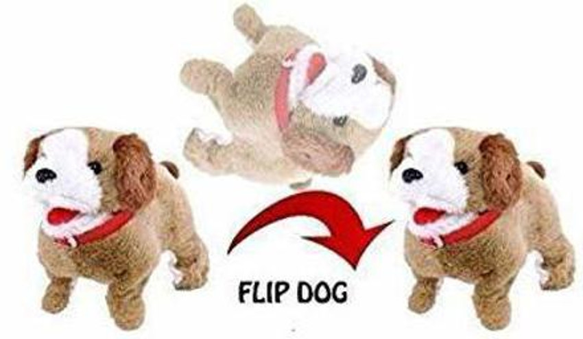 Flipping dog toy clearance