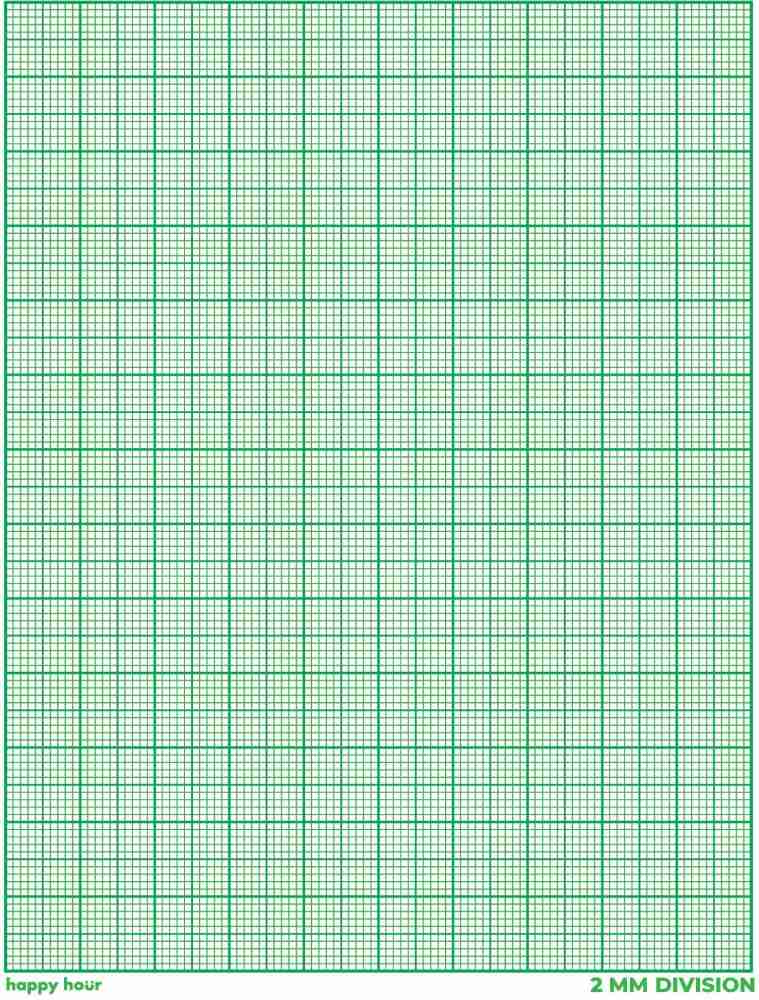 Happy Hour Paper Ruled A4 330 gsm Graph Paper - Graph Paper