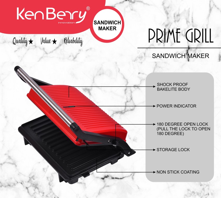 Buy Non-Sticky Grill Sandwich Maker Online only at Rs 1,450 only – Faber  India