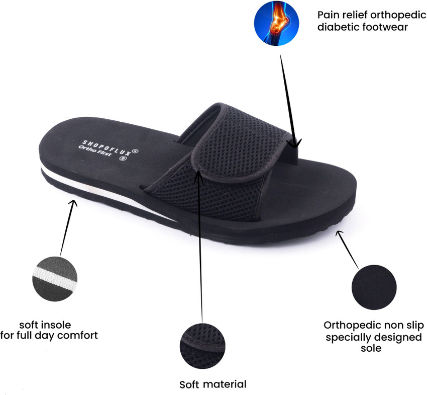Shopoflux Men Ortho First Slippers for Men Orthopedic Heel Pain Relief Doctor Slider Chappal Slides Buy Shopoflux Men Ortho First Slippers for Men Orthopedic Heel Pain Relief Doctor Slider