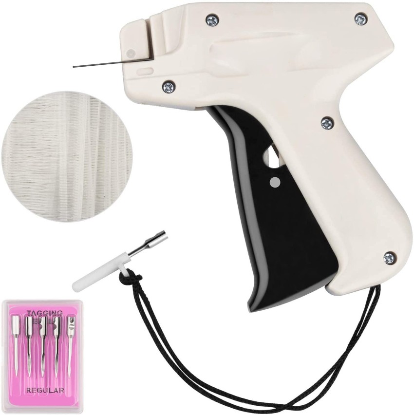 uptodatemky Tag Gun Labeler Tag Clothing Tag Gun with ±5000 White