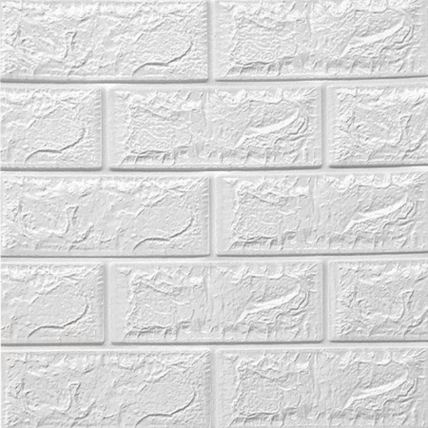 Selfadhesive white brick wallpaper 77 x 70 cm soft 3D foam  Home  textiles  Official archives of Merkandi  Merkandi B2B
