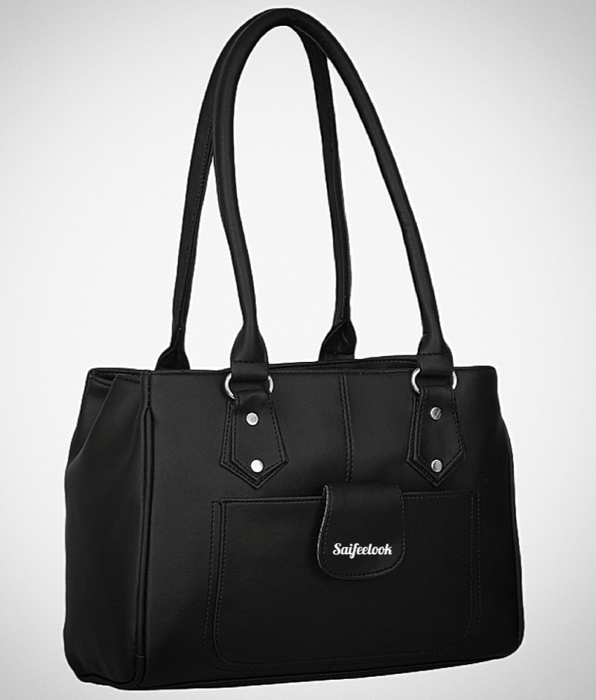 Flipkart Saifee look Women Black Shoulder Bag Regular Size