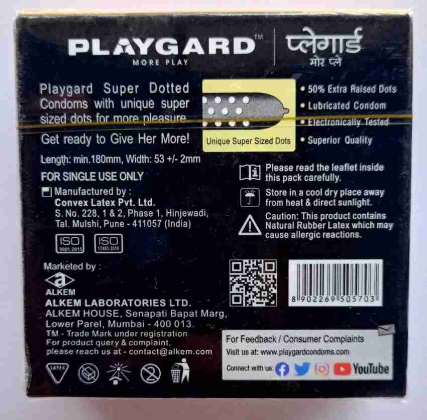 ALKEM PLAYGARD ULTRA SLIM & SKINNY CONDOMS IN ( 5 X 15PCS.) Condom