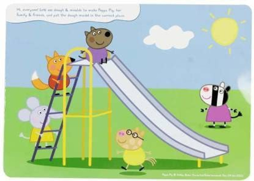 Peppa pig swing 2025 and slide