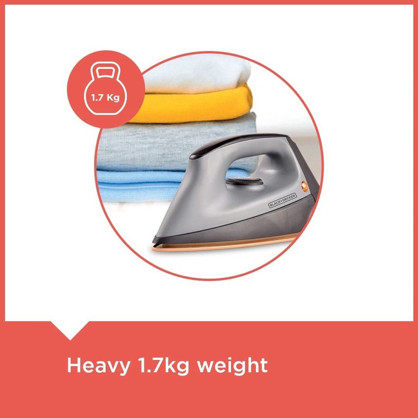 BLACK+DECKER BXIR1102IN 1100 W Dry Iron Price in India - Buy BLACK+DECKER  BXIR1102IN 1100 W Dry Iron Online at