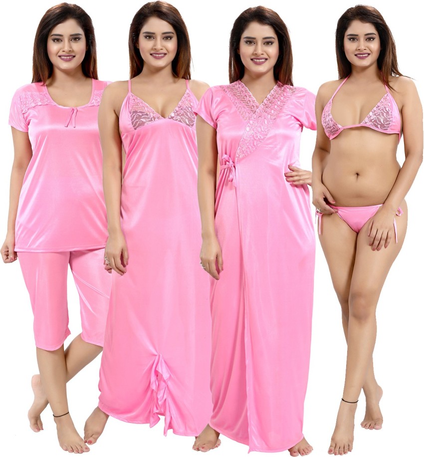 Lovira Women Nighty Set Buy Lovira Women Nighty Set Online at