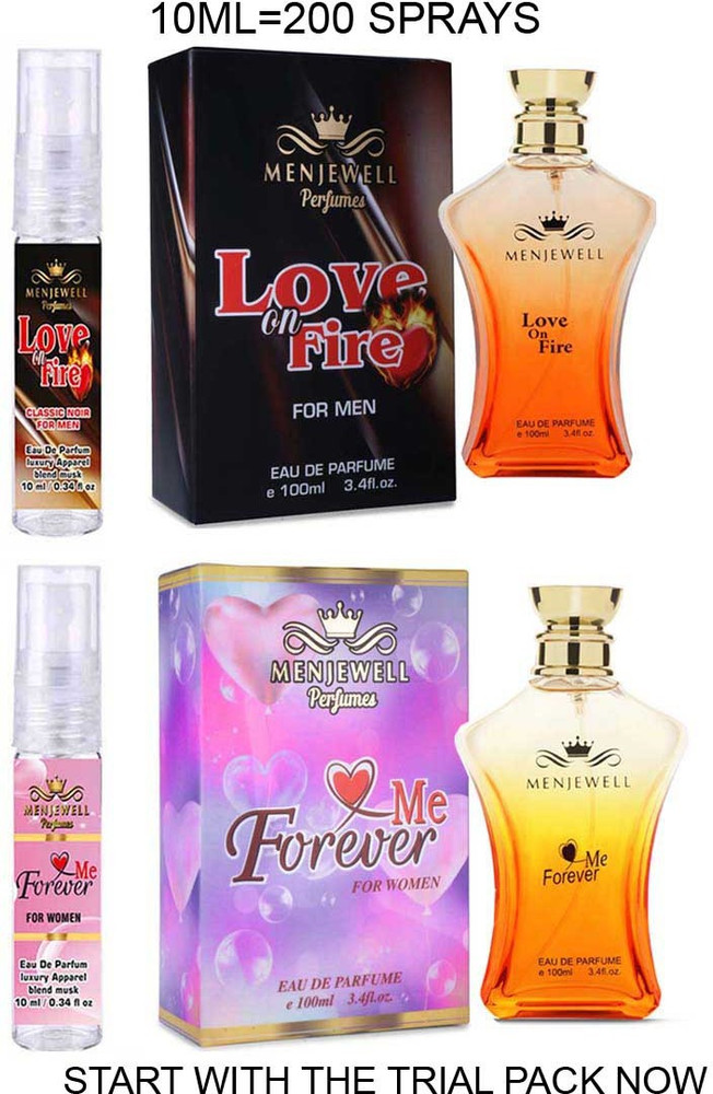 Buy Menjewell Perfume Combo Love On Fire Noir Love Me Forever