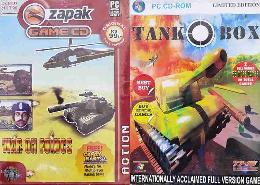 WAR ON FOLVOS - PC CD ROM & TANK O BOX PC CD, GAME CDs (1ST) Price in India  - Buy WAR ON FOLVOS - PC CD ROM & TANK O BOX