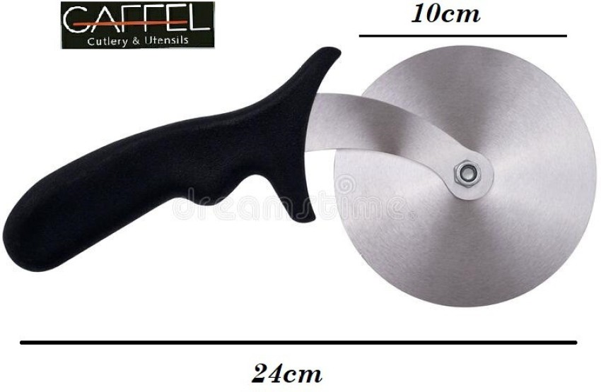 Stainless Steel Pizza Cutter - Pizza Cutter Wheel Slicer with Non Slip  Handle, Super Sharp and Durable Blade Ideal for Pizza, Pies, Waffles and  Dough Cookies - Easy to Use and Clean 