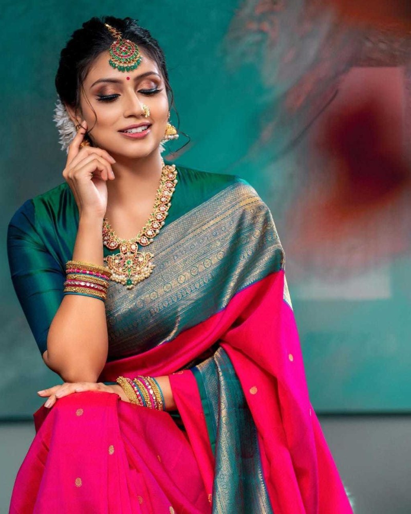 Buy Pandadi Saree Womens Lycra Fancy Saree With Belt Ready To Wear Saree  With Blouse Piece at