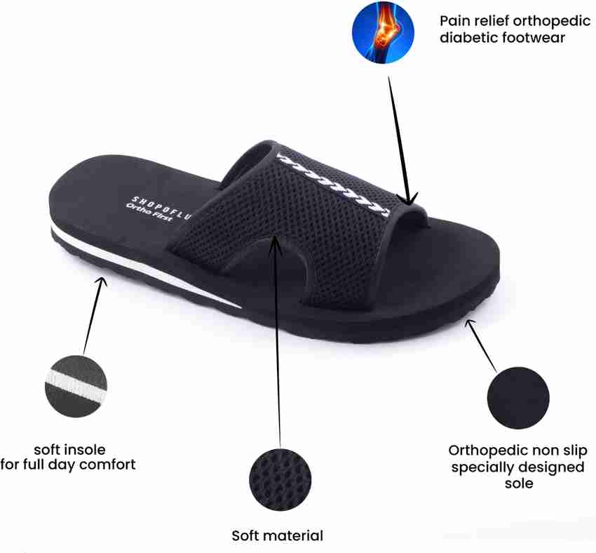 Shopoflux Men Ortho First Slippers for Men Orthopedic Heel Pain Relief Doctor Slider Chappal Slippers Buy Shopoflux Men Ortho First Slippers for Men Orthopedic Heel Pain Relief Doctor Slider
