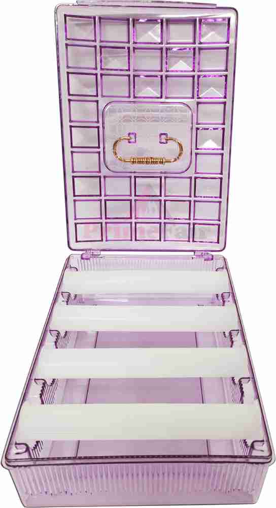 PRIMEFAIR 4 Rod Brocade Design Bangle Storage Box Chudi Set