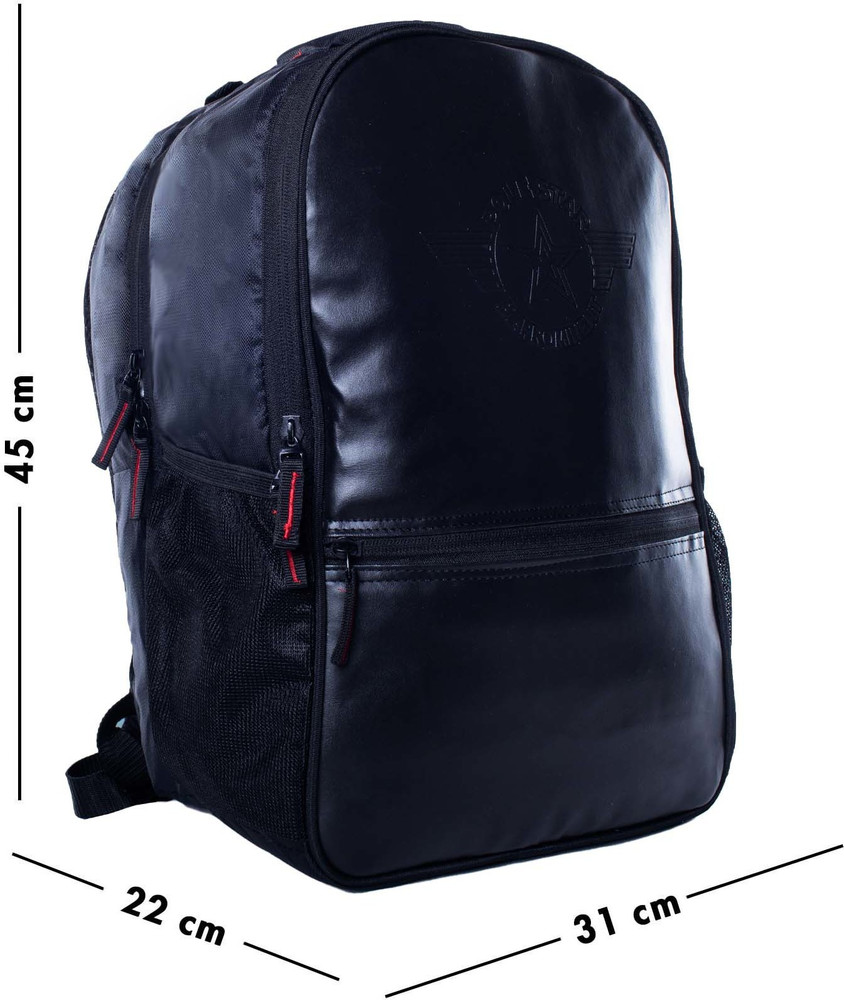 Pole Star Vintage Black 32 L Laptop Backpack Black Price in