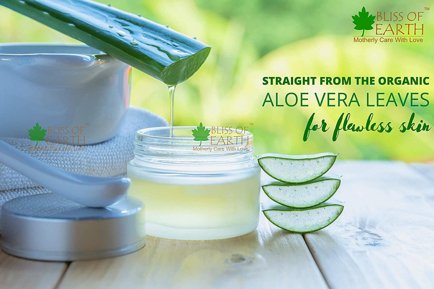 Bliss of Earth 99 Pure Aloe Vera Gel Great For Face Body Hair Effective Cooling Hydrating Price in India Buy Bliss of Earth 99 Pure Aloe Vera Gel Great