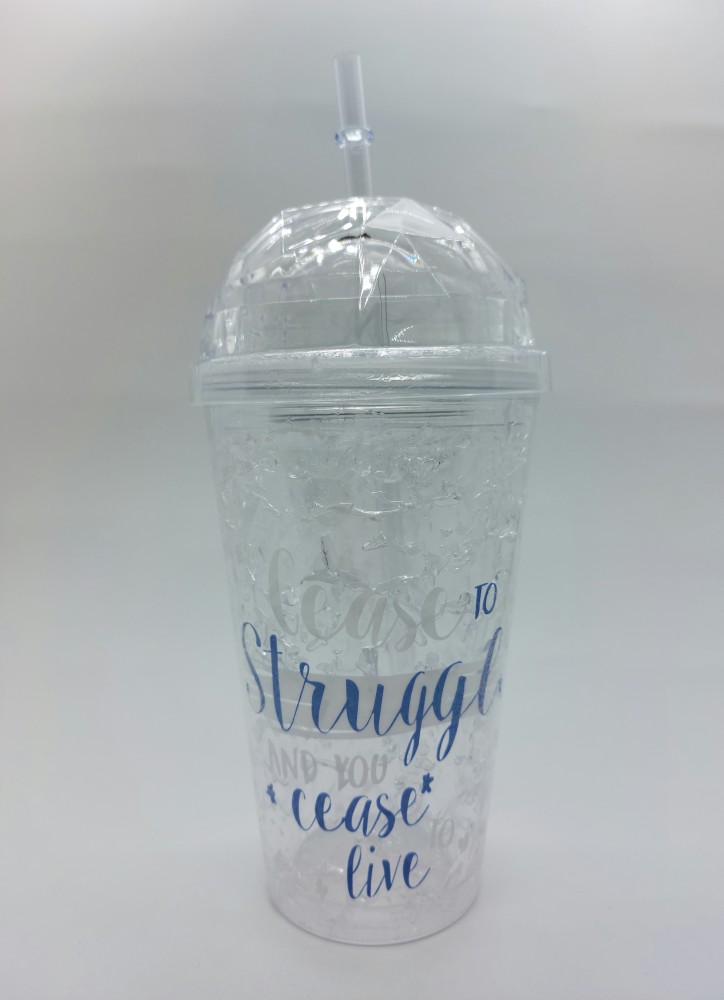 Craft City Crystal Sipper shaker Bottle Coffee For kids & Adult
