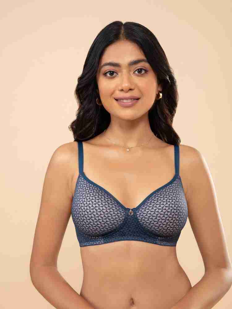 Buy Nykd Everyday Cotton Textured Lace Padded,Wireless,Full Coverage Bra  for Women-NYB076 Women T-Shirt Lightly Padded Bra Online at Best Prices in  India